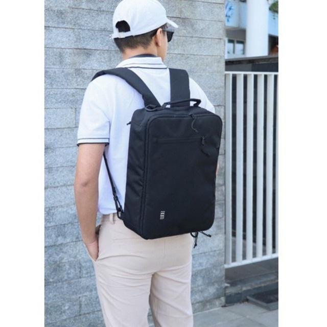 Balo học sinh, sinh viên thời trang unisex với chất dù cao cấp nhẹ bền - BOM