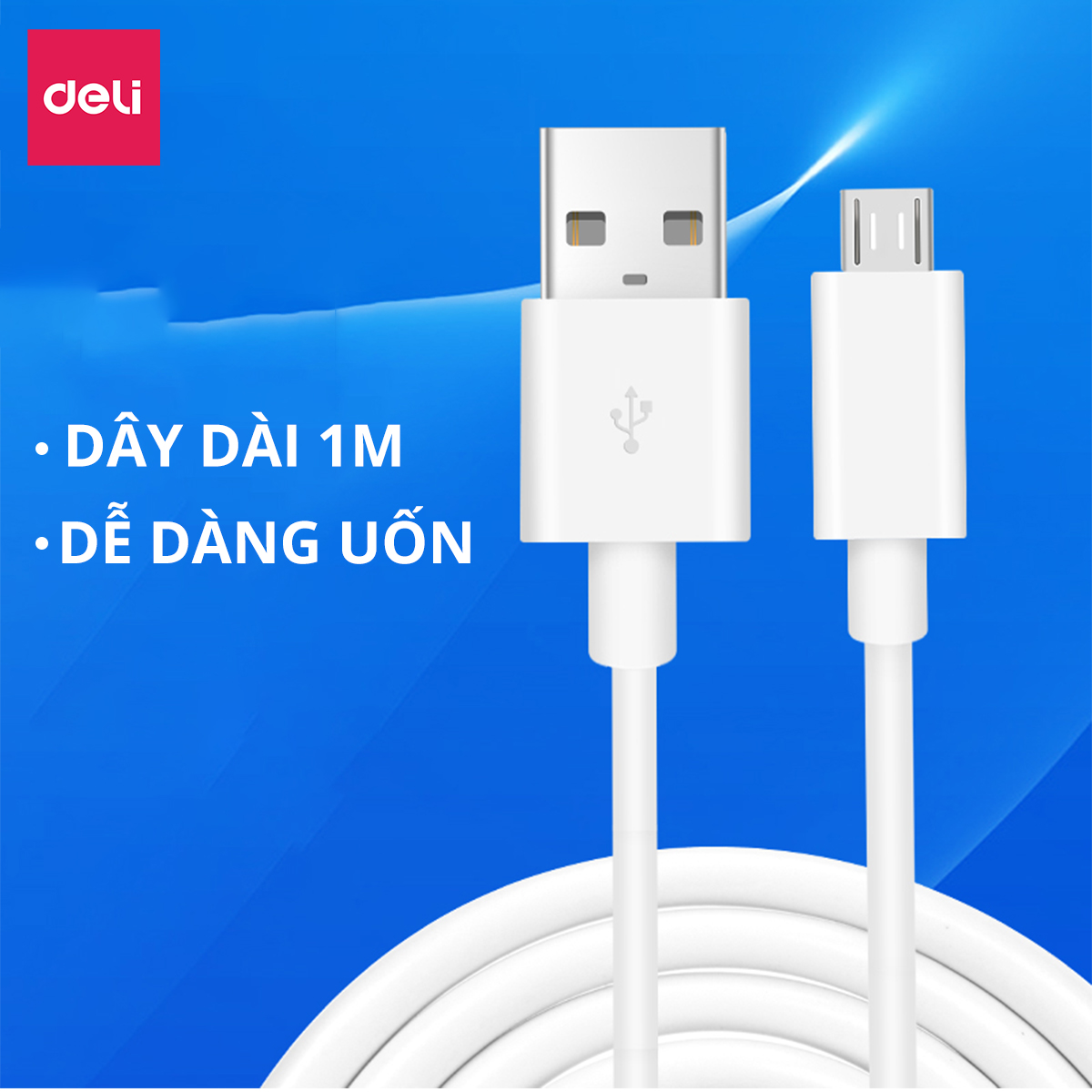 Cap Sạc Nhanh AOKA by Deli 20W Sạc Nhanh Cho Điện Thoại - Siêu Bền Chống Nóng Chống Cháy Nổ hàng chính hãng VS6013