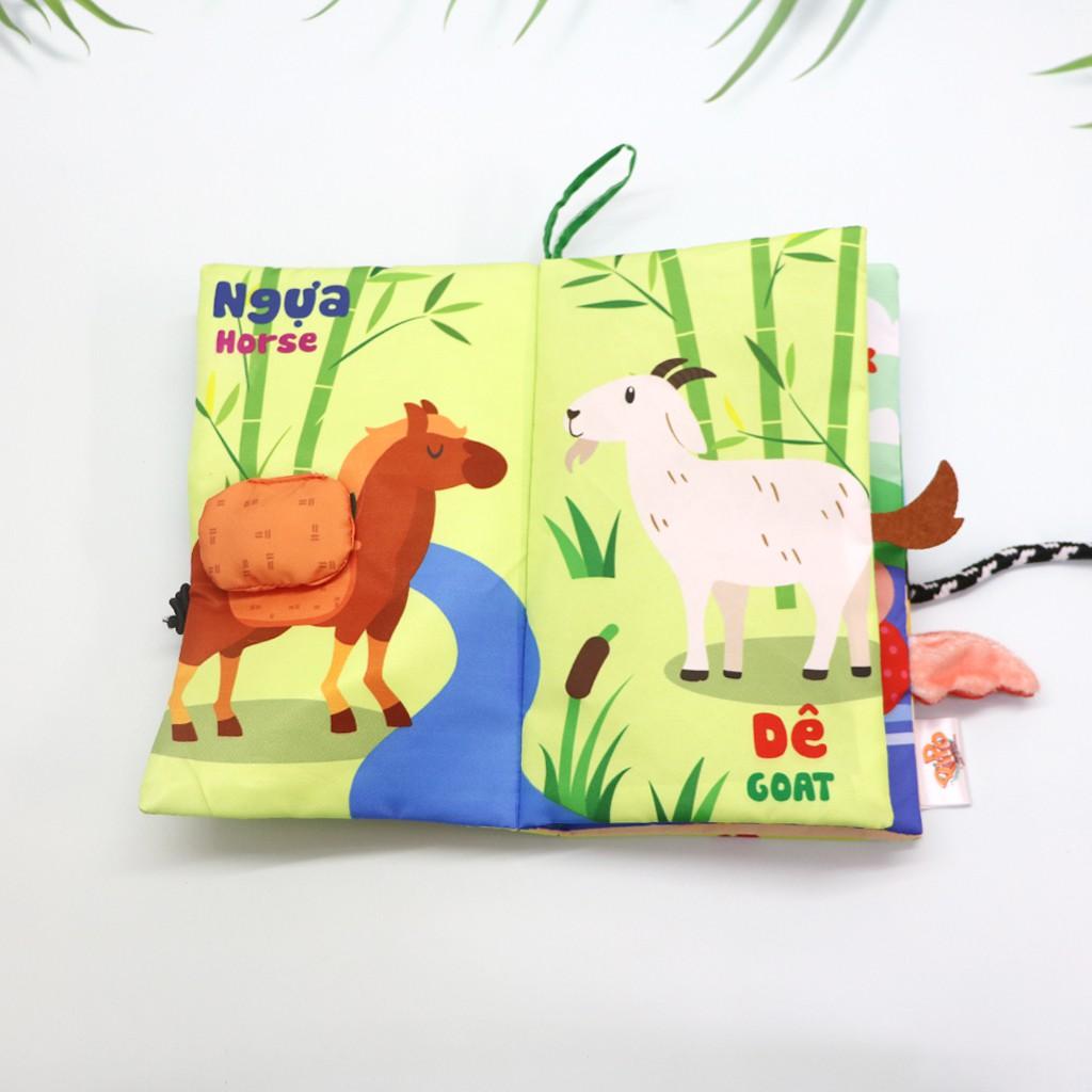 Sách vải tương tác đoán đuôi