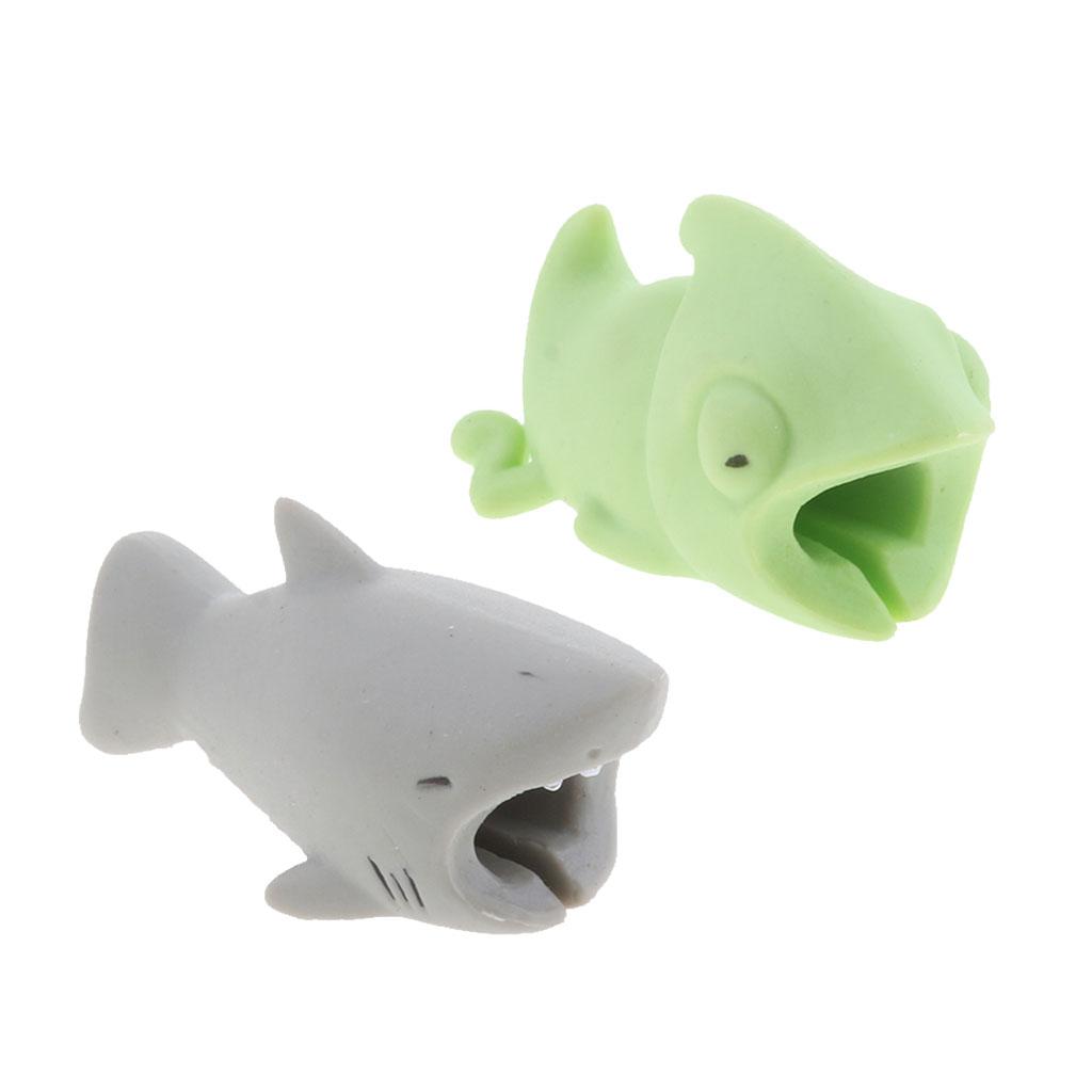 2x Cartoon Cable Winder Organizer Protector Case Cover for Digital Cables