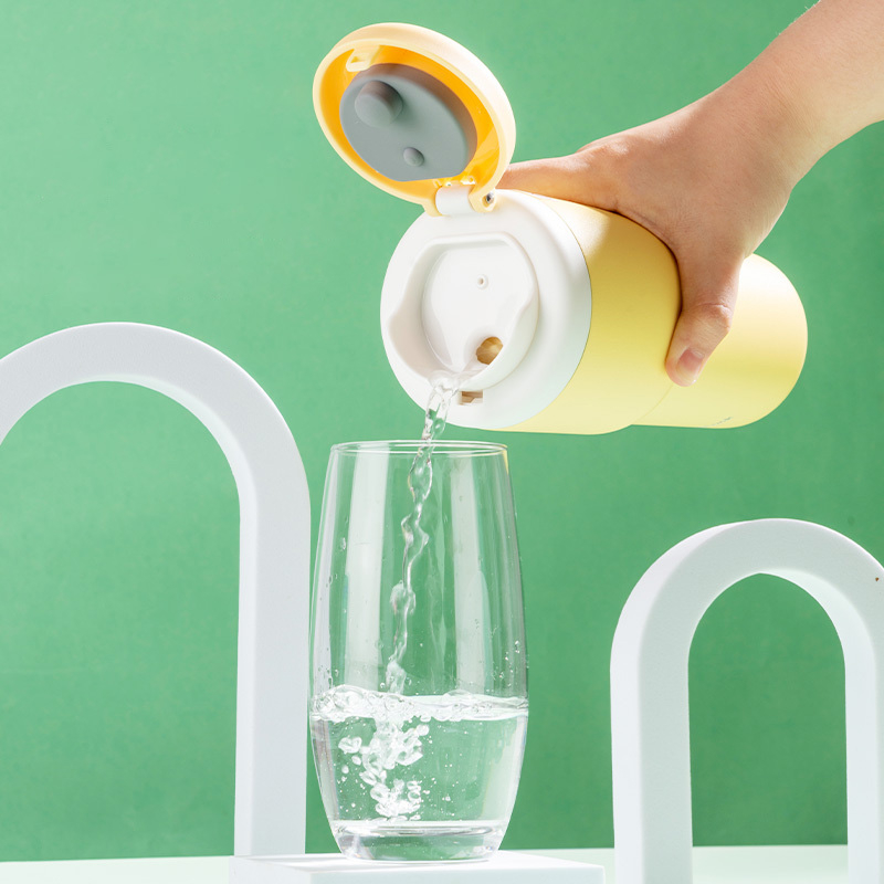 Ly giữ nhiệt LocknLock 480ml Daily Macaron Tumbler màu vàng LHC3292YEL, Hàng chính hãng thép không gỉ 316L - JoyMall