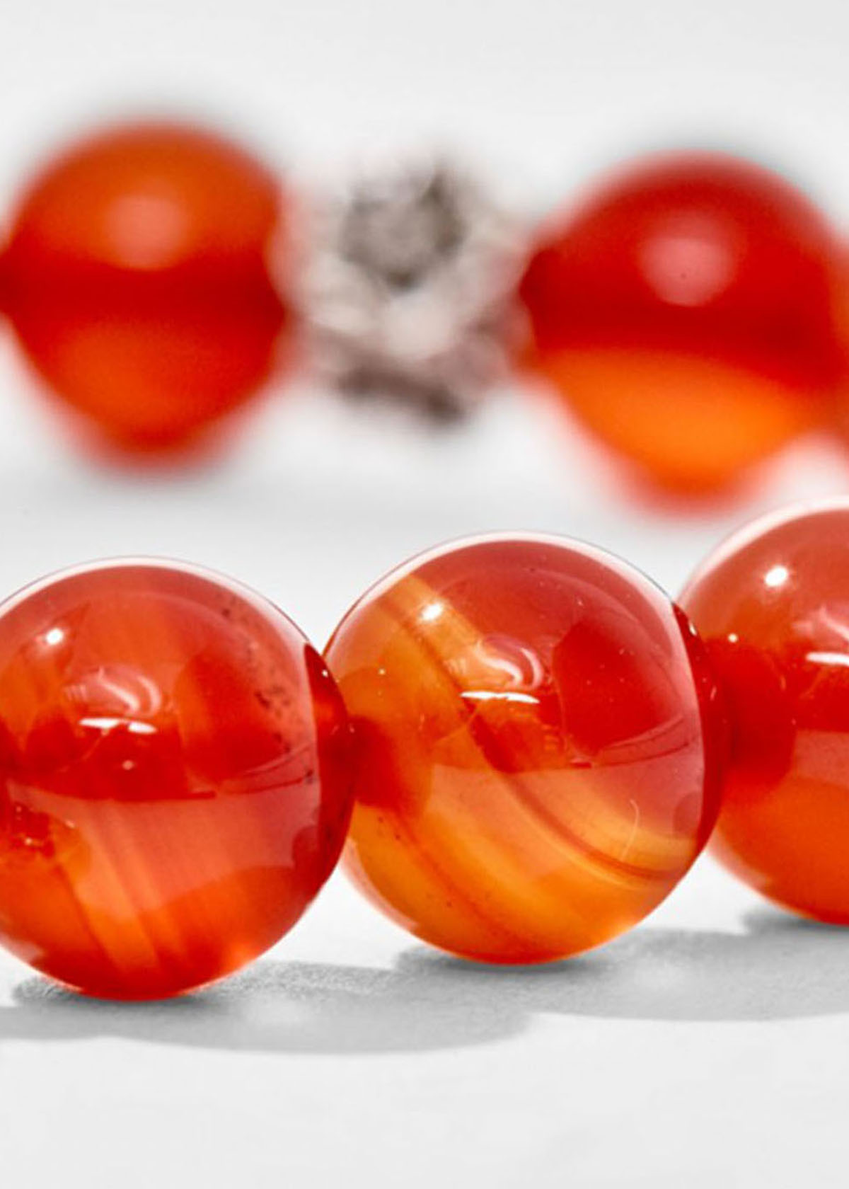 Vòng tay đá thiên nhiên charm hoa sen - Ngọc Quý Gemstones