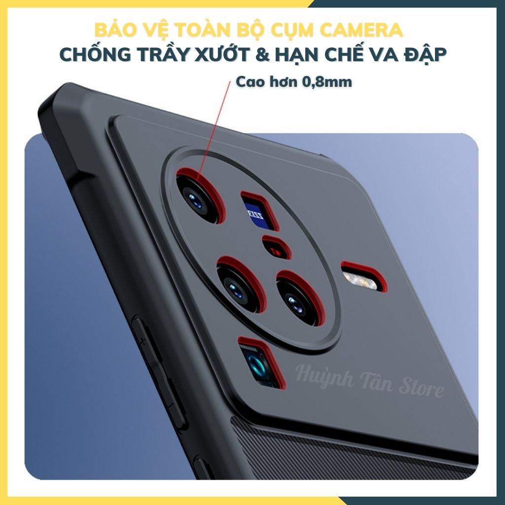 Ốp lưng chống sốc XUNDD cho vivo x80 pro bảo vệ camera - hàng nhập khẩu