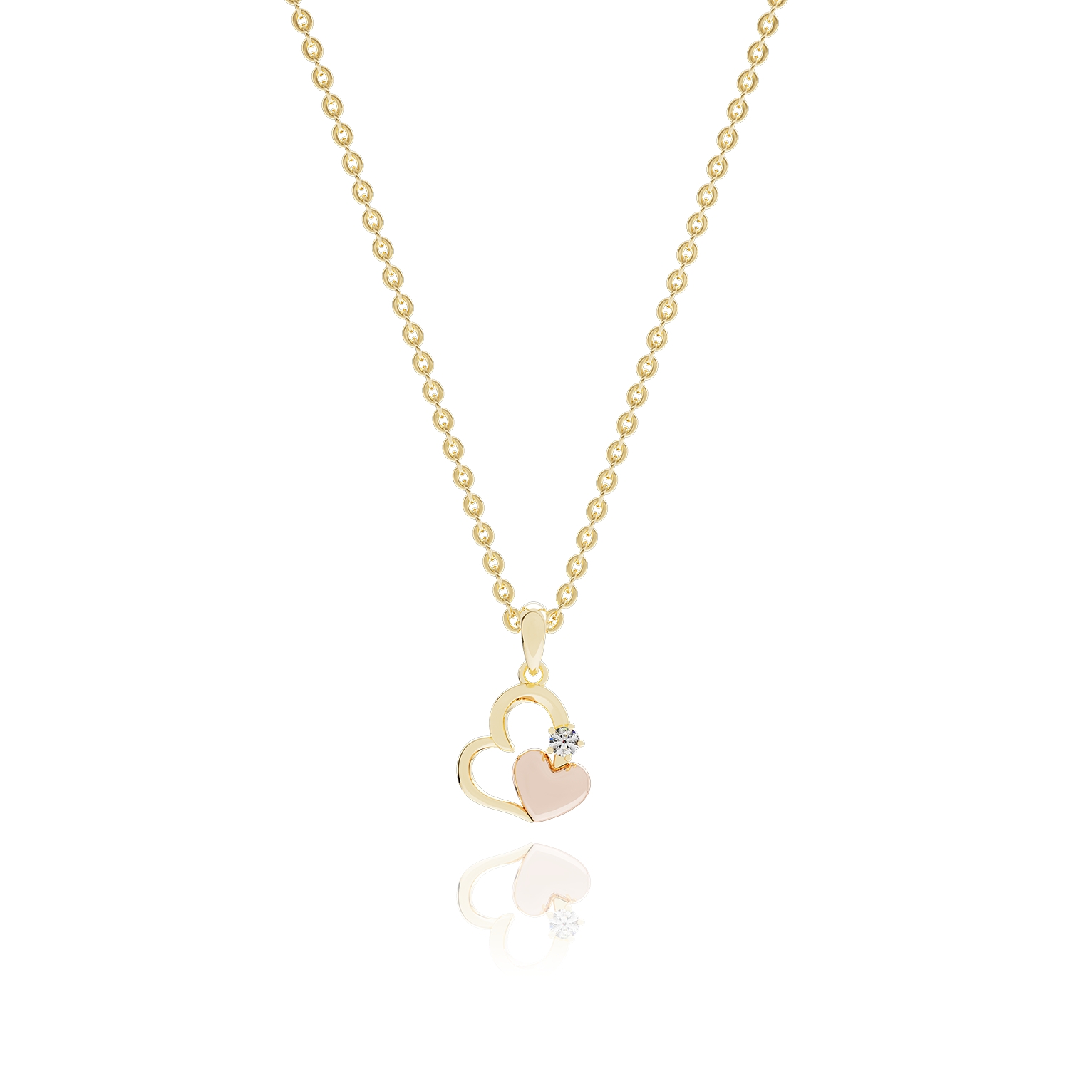 Mặt Dây Chuyền Vàng 14k Heart's Desire MDMAMD664 Huy Thanh Jewelry