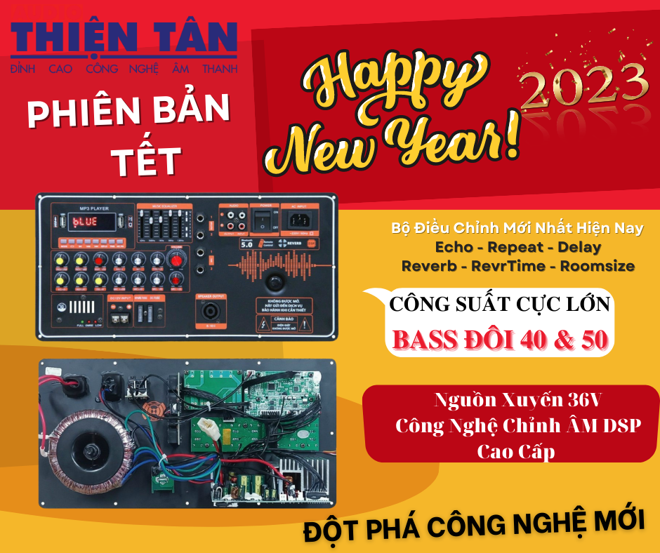 Mạch Loa Kéo Công Suất Lớn - Nguồn Xuyến- Công Suất Mạnh Mẽ - Echo Reverb- EQ - Âm thanh cực hay - Hàng Nhập Khẩu