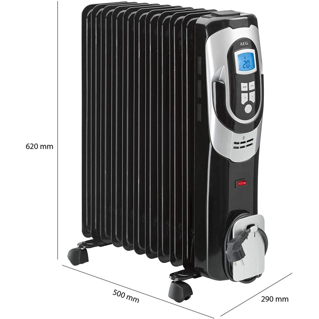 Máy Sưởi Dầu AEG RA5588, Công Suất 2500W, 3 Mức Nhiệt, Làm Ấm Nhanh, Tiết Kiệm Điện, Nhập Đức, BH 12 Tháng