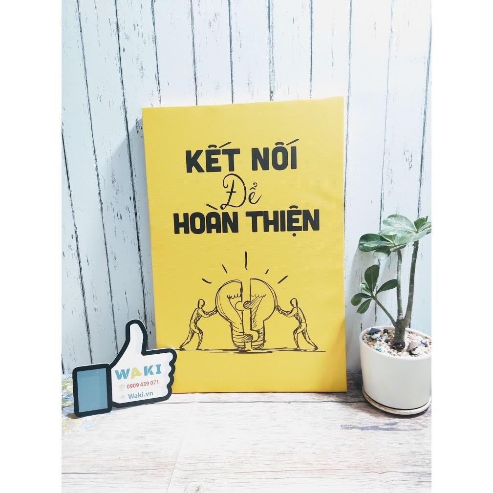 Tranh canvas tạo động lực, cổ động, tranh slogan giá rẻ