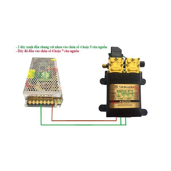 Nguồn Tổ Ong 12v10A- Dùng với bơm đôi