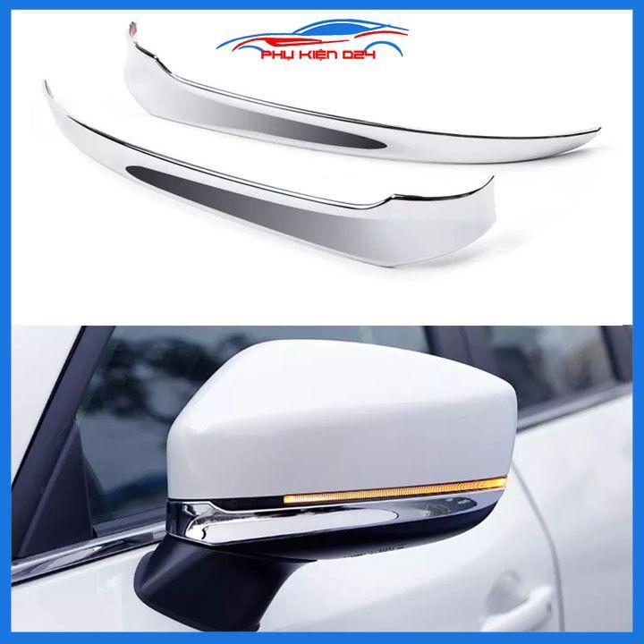 Ốp mí gương chiếu hậu CX5, CX-5 2018-2019-2020-2021-2022 mạ crom bảo vệ chống trầy trang trí làm đẹp xe