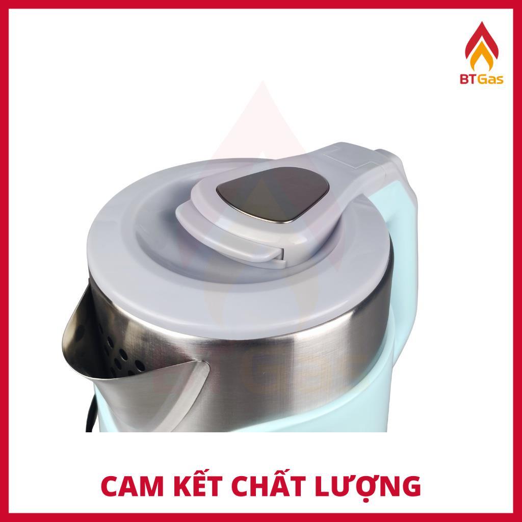 Bình đun siêu tốc dung tích 2.3 Lít, ấm siêu tốc Inox 2 lớp chống phỏng đun nước siêu nhanh Ladomax HA-886 - Hàng chính hãng