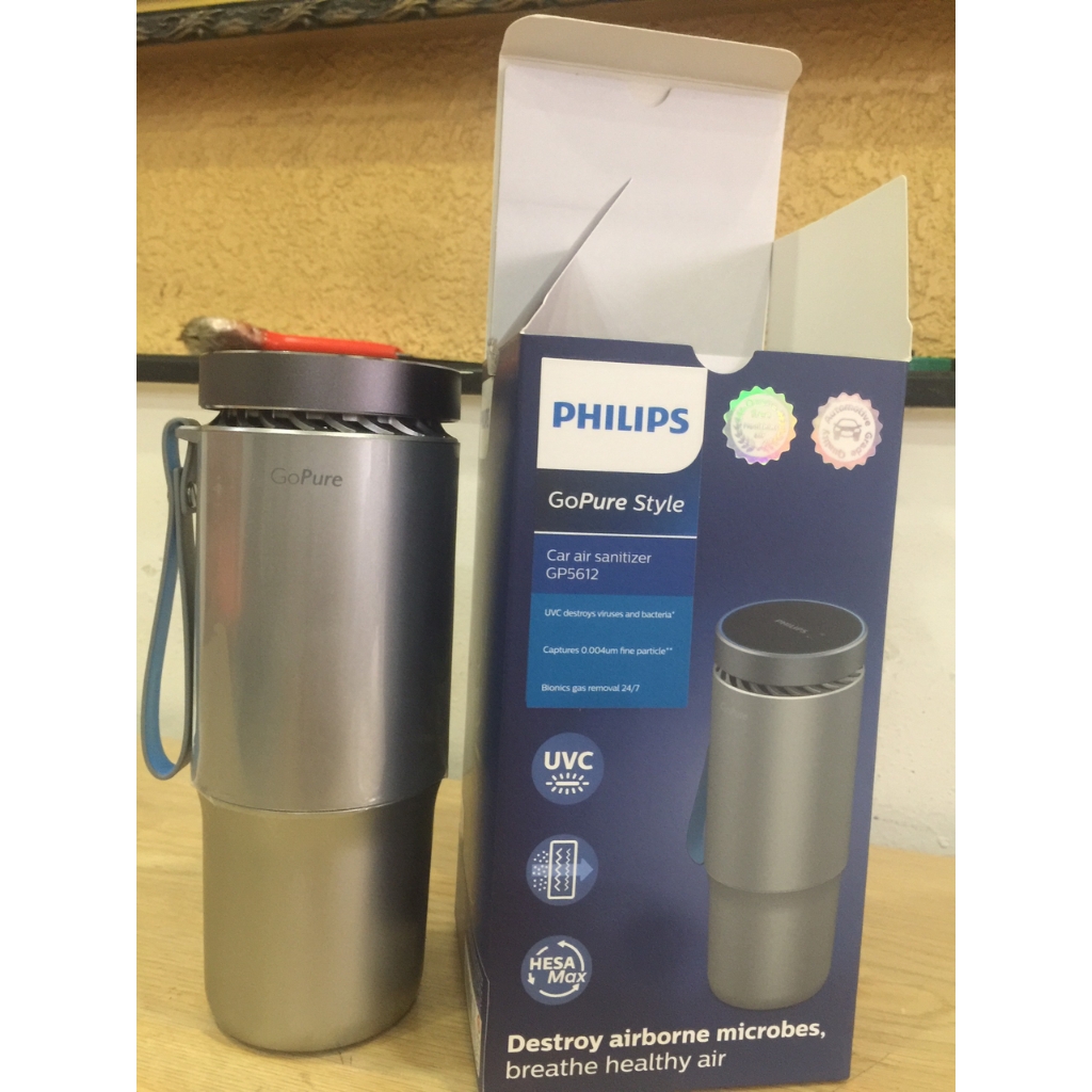 Máy khử mùi lọc không khí than hoạt tính xe ô tô cao cấp Philips GP5611/GP5612