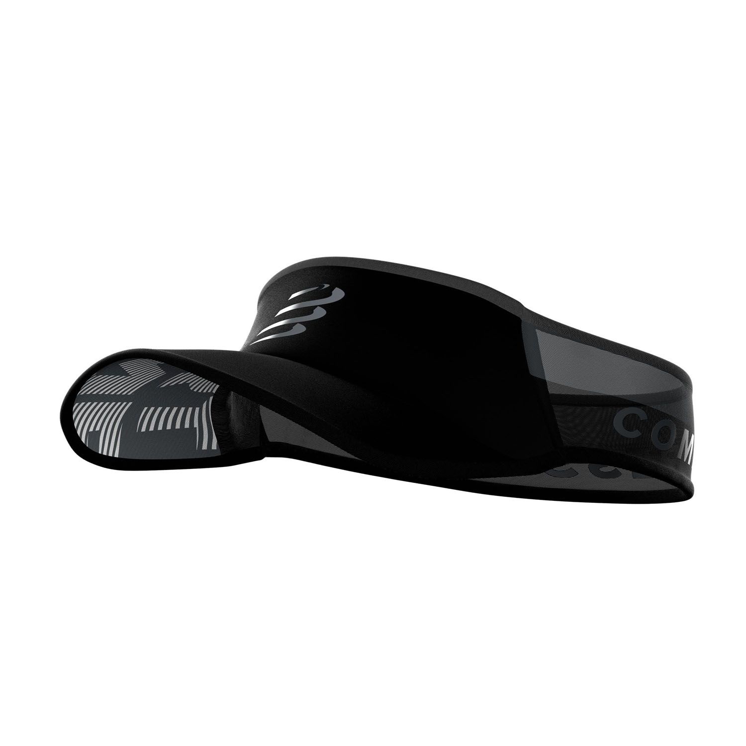 Mũ Chạy Bộ Compres Ultralight Visor Flash - Black