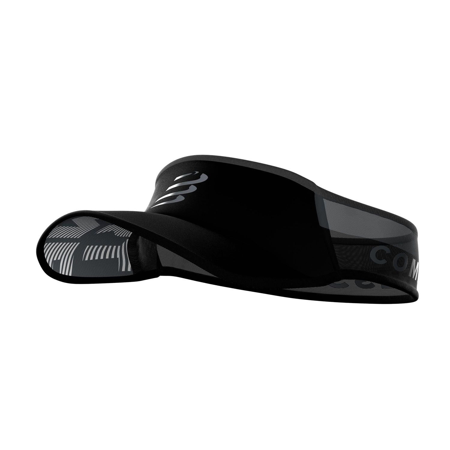 Mũ Chạy Bộ Compres Ultralight Visor Flash - Black