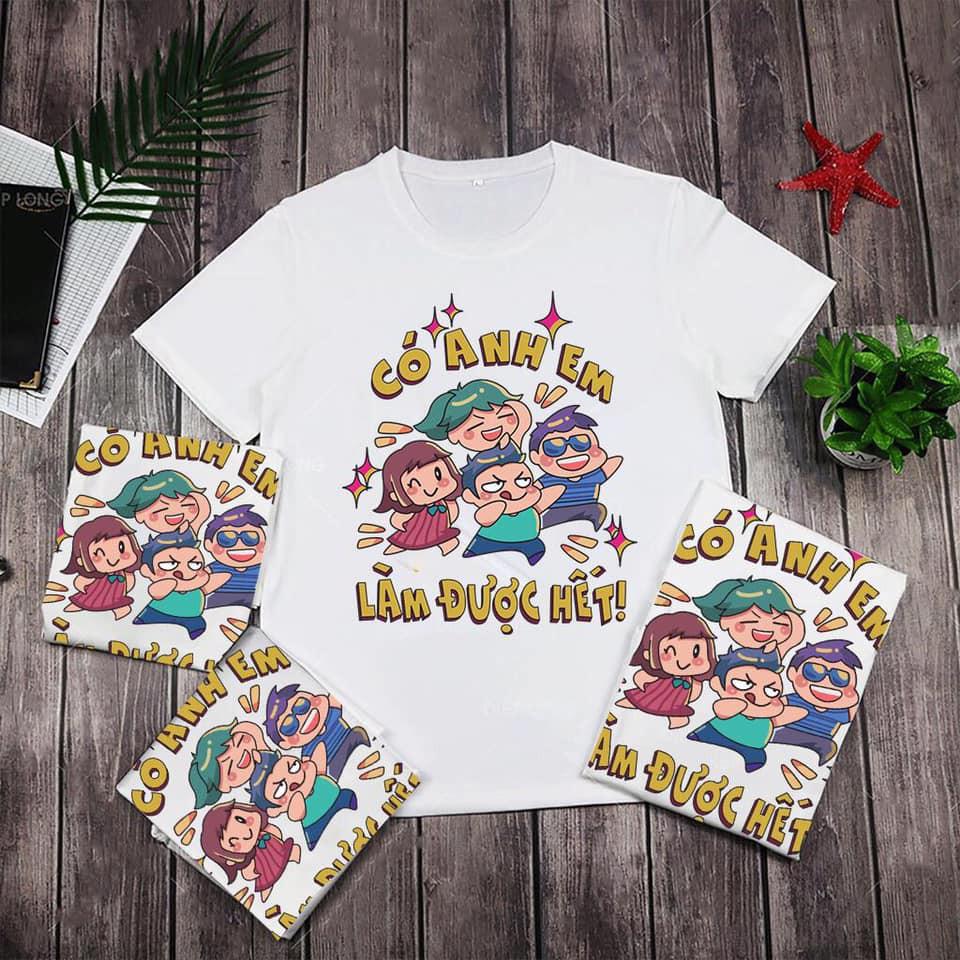 ÁO thun TEAM, NHÓM, LỚP, GIA ĐÌNH - Có anh em làm được hết