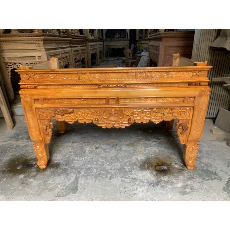 Bàn thờ án gian gỗ mít 197cm