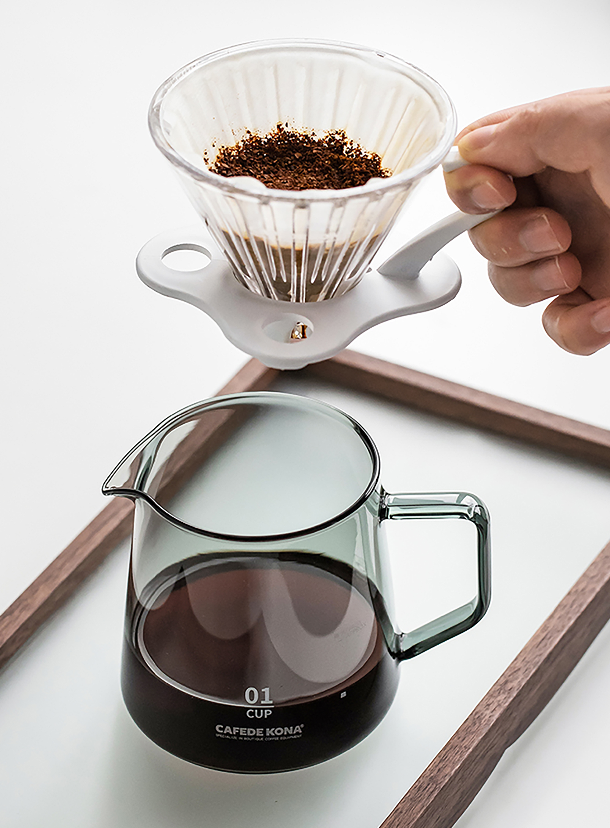 Bình thuỷ tinh phục vụ cà phê CAFE DE KONA