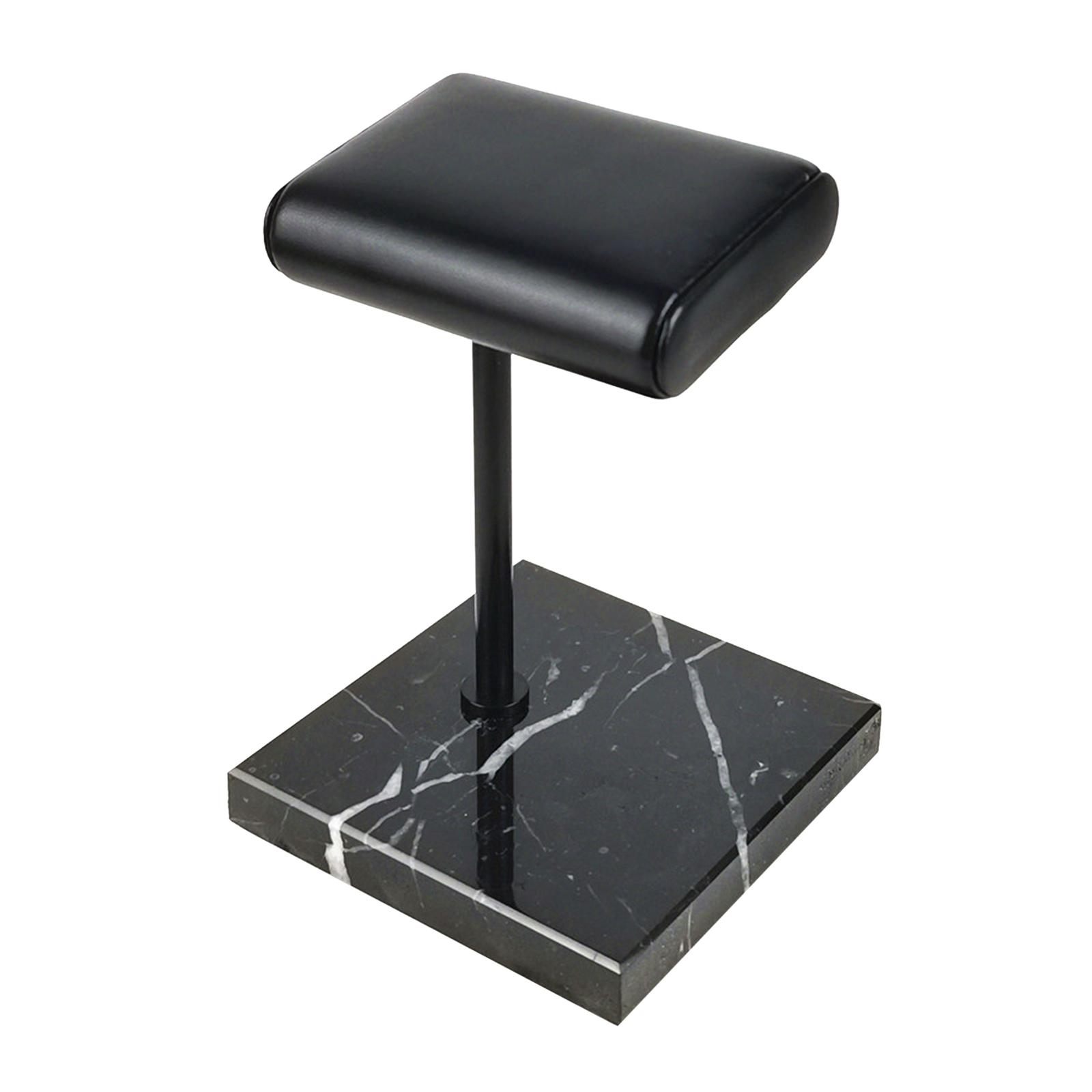 Watch Stand, Jewelry Holder Stand, PU Leather & Marble Watch Display Stand for Watches, Jewelry, Bracelets and Bangles (Metal, Marble, PU Leather)