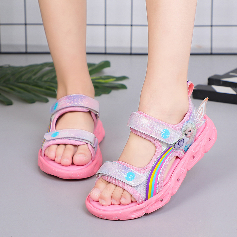 Giày Sandal quai hậu có đèn cho bé, giày thể thao siêu nhẹ, êm nhẹ chống trơn  – GSD9149