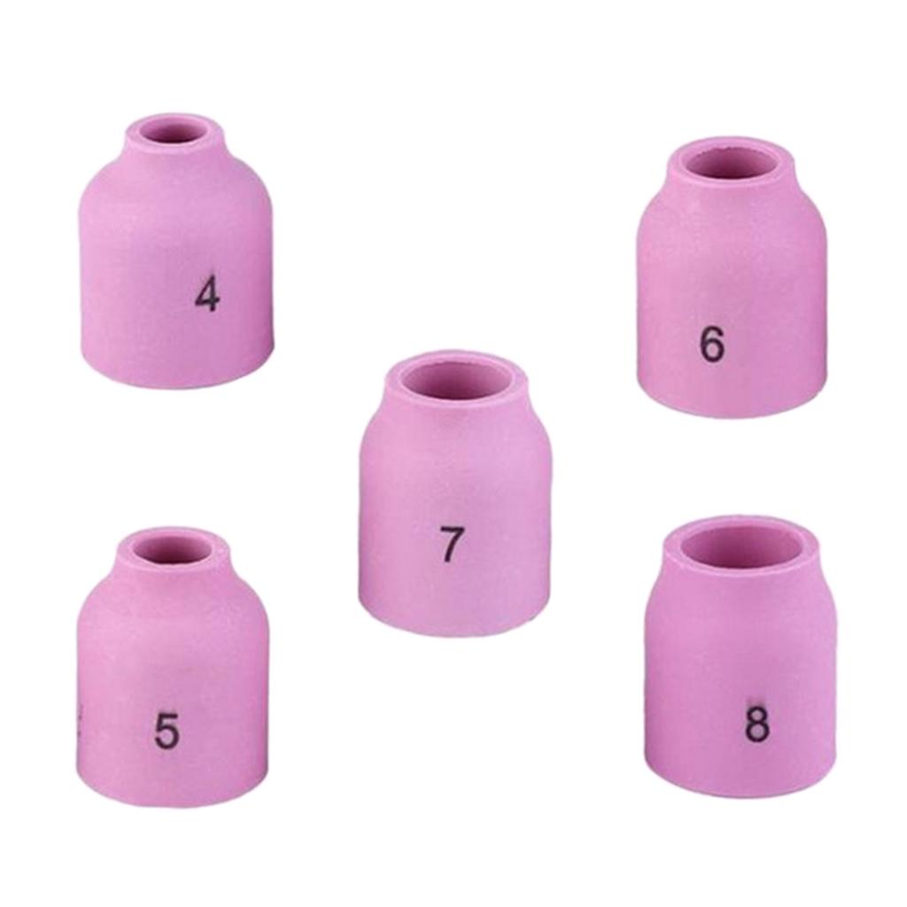 5pcs 53N TIG Alumina Nozzle Shield Cup for WP-9/20/22/24/25 Accessories
