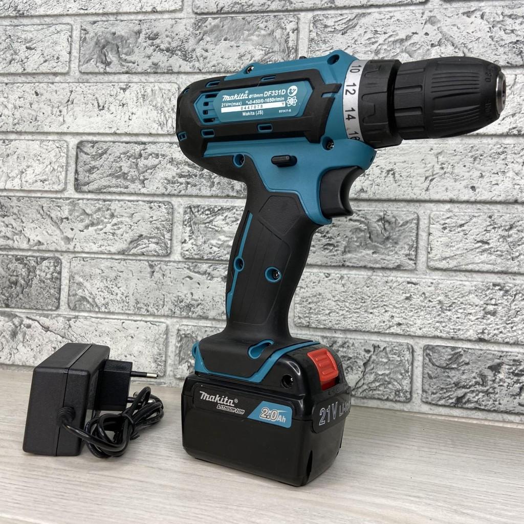 MÁY Khoan Pin MAKITA 21V (khoan, bắt vít ) - TẶNG 1 mũi khoan , Pin Vuông, 100% Đồng - Máy Bắt Vít 21V