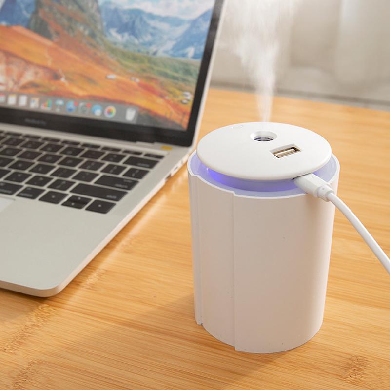 Máy Phun Sương Tạo Độ Ẩm Hộ Gia Đình Phòng Ngủ Nhỏ Mini 260ML Thanh Lọc Không Khí Phun Xịt Nước Bổ Sung Cụ USB Điều Hòa Không Khí