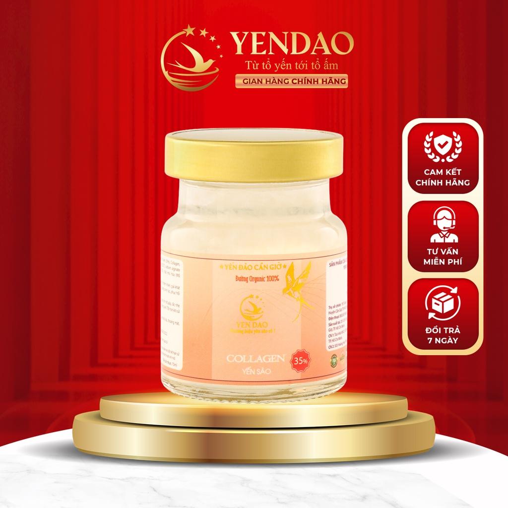 Yến Hũ Collagen Yến Đảo Tăng Cường Đề Kháng, Hỗ Trợ Phục Hồi Sức Khỏe 70ml/ Hũ