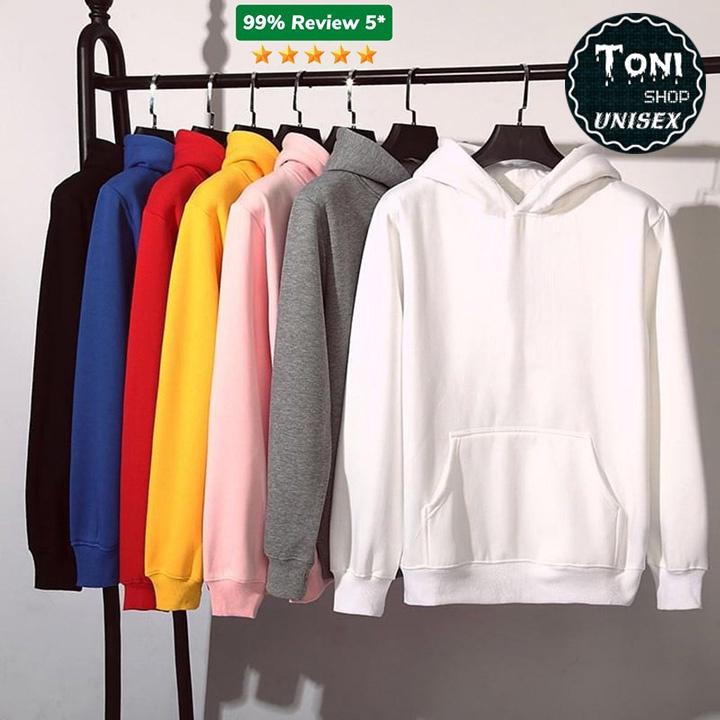 (́ ́ ̉) ÁO HOODIE BASIC Nỉ Bông Cao Cấp Full Size Full Màu (HD1000 - Kèm Video Ảnh Thật)