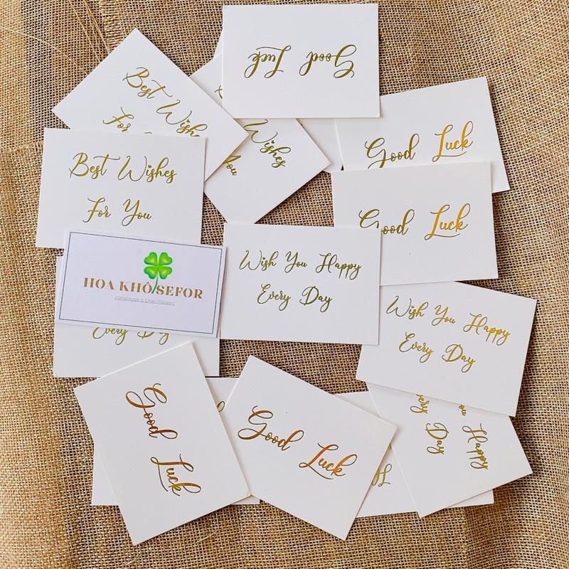 Thiệp chúc mừng sang trọng, quà tặng ý nghĩa
