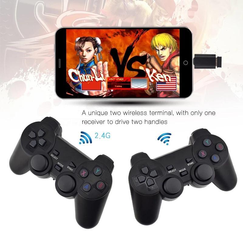 Data Frog Tay Cầm Chơi Game Không Dây 2.4G Cho Điện Thoại PS3 Android PC