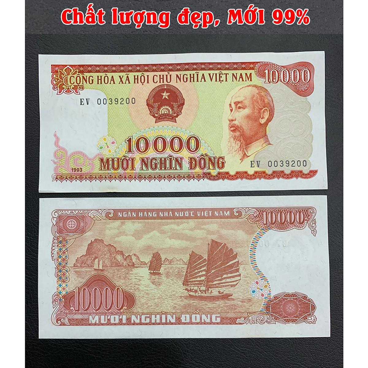 Tiền 10 Nghìn Đỏ 1993 [MỚI 99%] Hoa hậu tiền giấy xưa, mới keng tuyệt đẹp