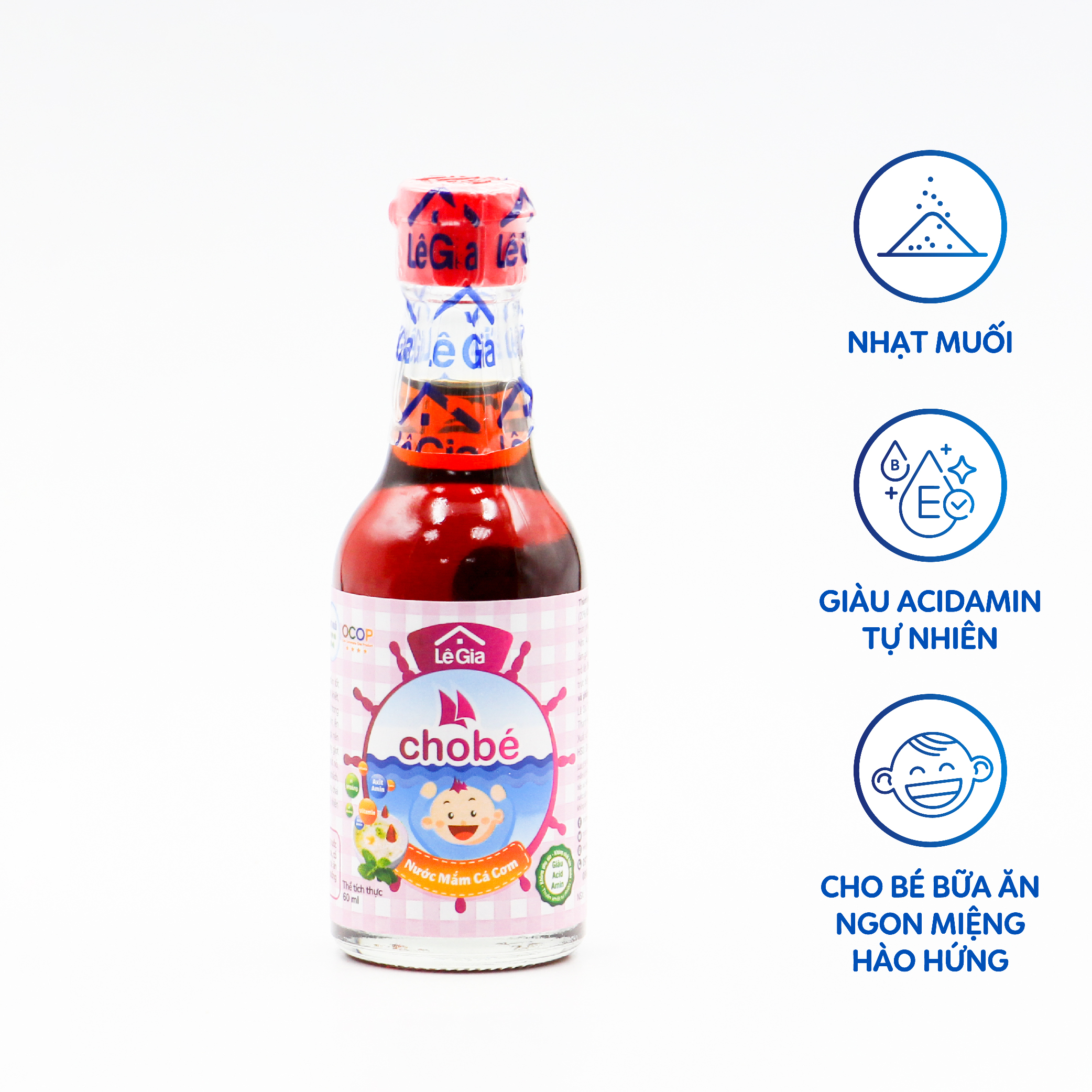 Nước mắm Lê Gia - Cho bé ăn dặm 60ml