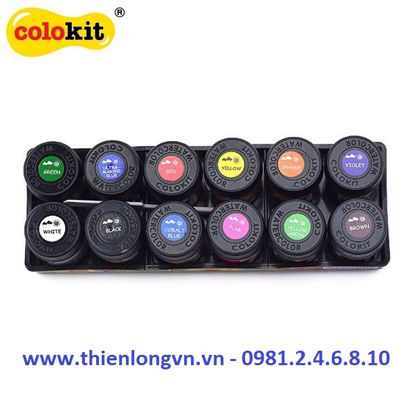 Màu nước 12 màu Colokit WACO-05