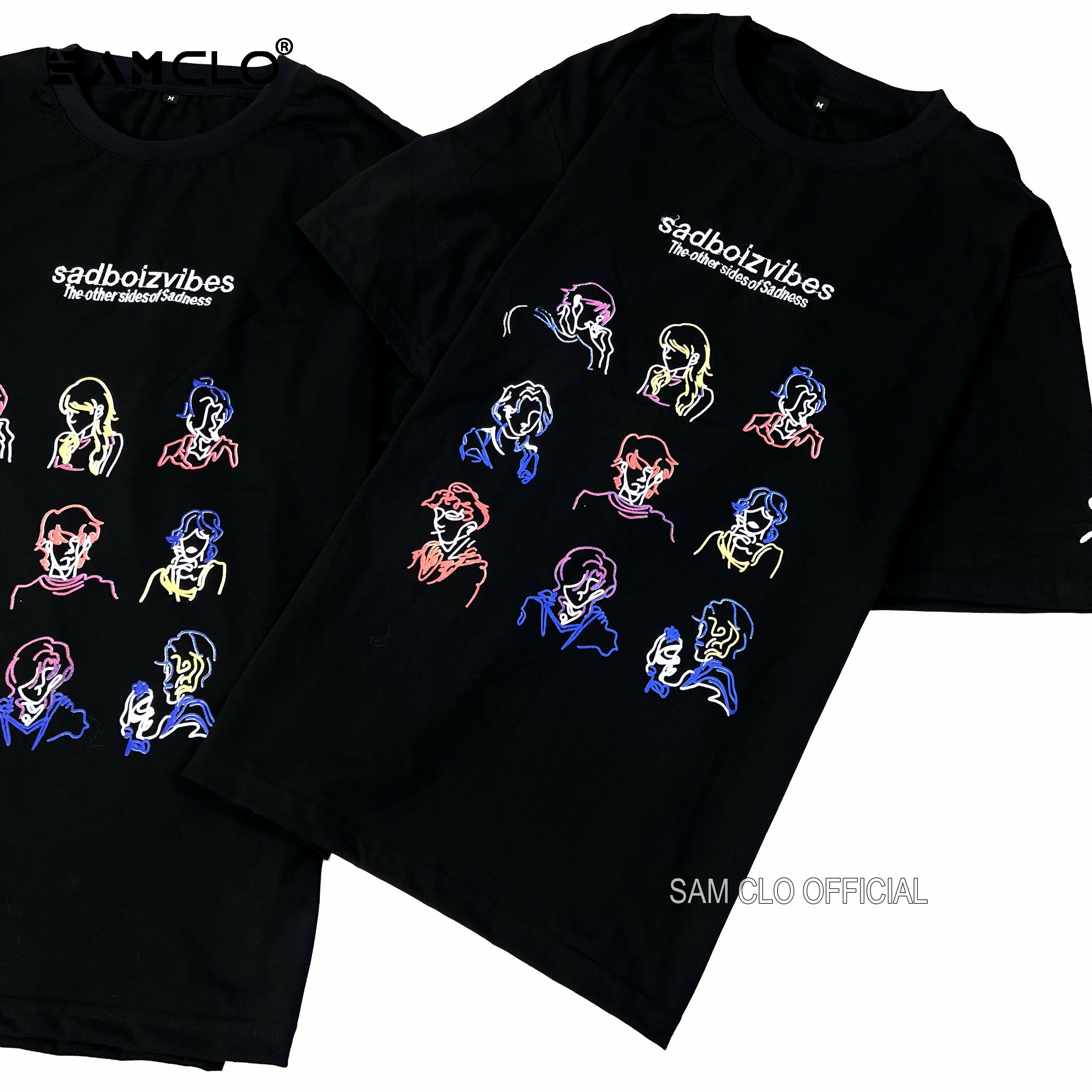 Áo thun nam nữ tay lỡ SAM CLO form rộng Unisex, mặc cặp, nhóm sadboiz SADBOIZVIBES TOSS TEE - 80% COTTON