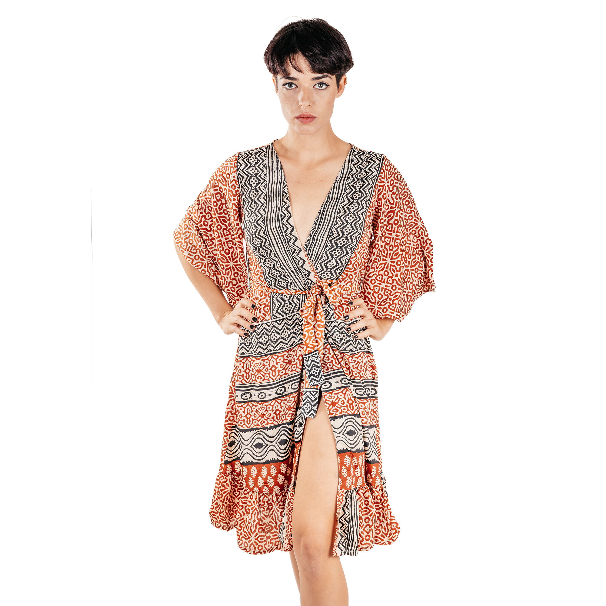 Đầm Kimono Isla Bonita IB29043-PR - S
