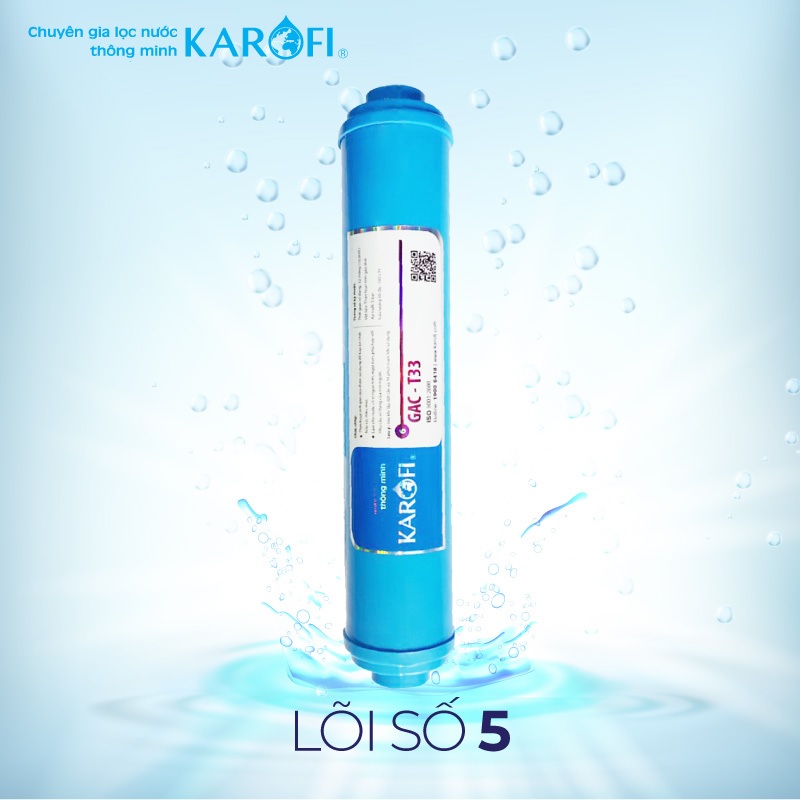 Lõi Lọc RO KAROFI Số 5 - T33 GAC