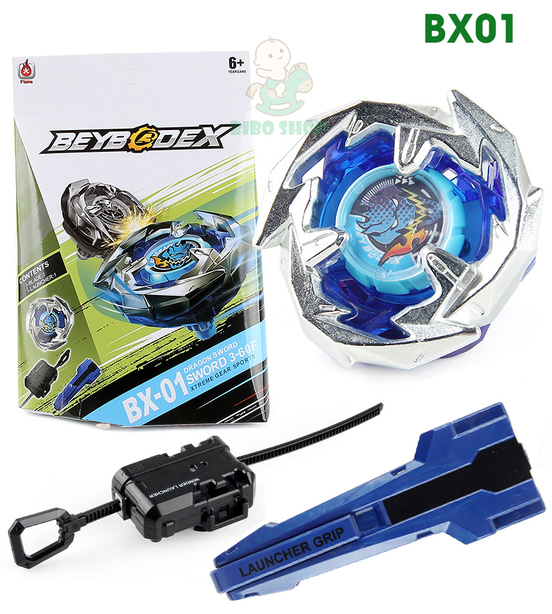 Con Quay BeybladeX BX01 - Starter Dran Sword 3-60F | Beyblade BX01 là một loại Beyblade tấn công