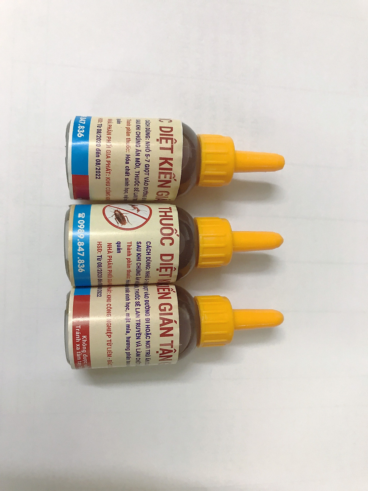 Combo 3 lọ thuốc diệt kiến gián tận gốc mỗi lọ 10ml