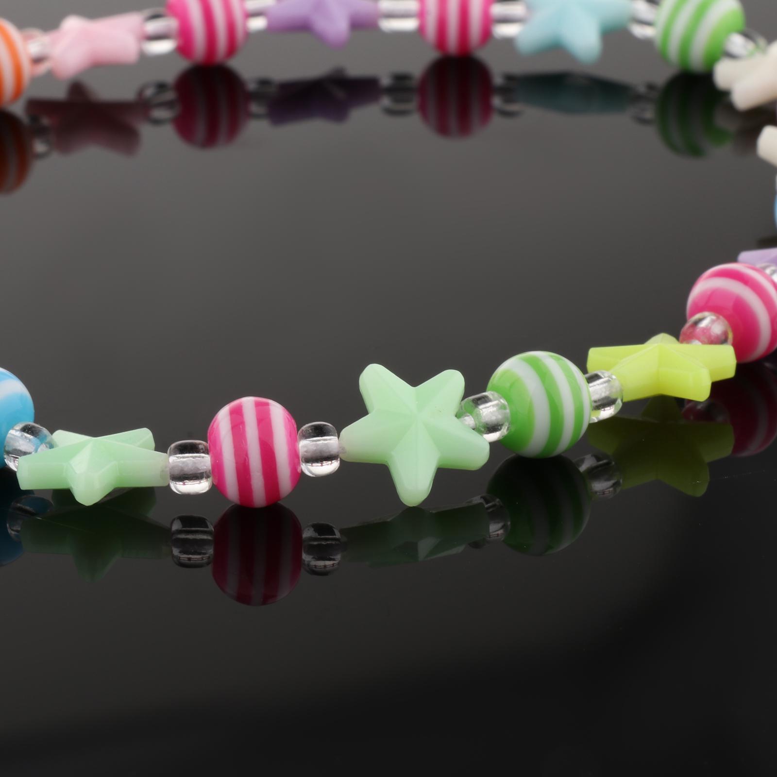 2- Beaded Phone Lanyard Handmade Colorful Resin Beads Key Chain for Women