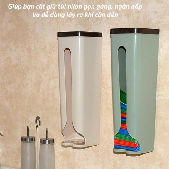Hộp Đựng Túi Nilong, Đựng Giấy Đa Năng - Màu Ngẫu Nhiên - Hàng Chất Lượng