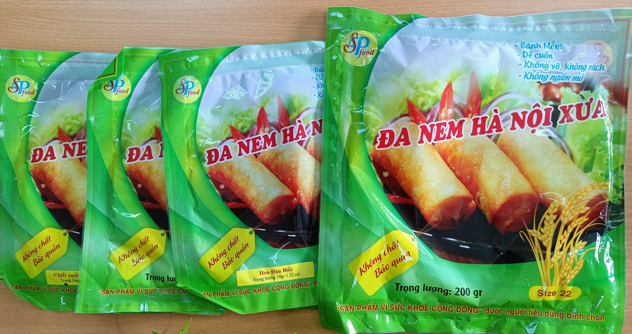 Bánh Đa Nem Đa năng Hà Nội Xưa (ăn sống/cuộn nem) - Hàng xuất khẩu Nhật-100g