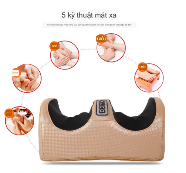 Máy Massage Chân 20 con lăn có Chườm nóng SPA Shiatsu