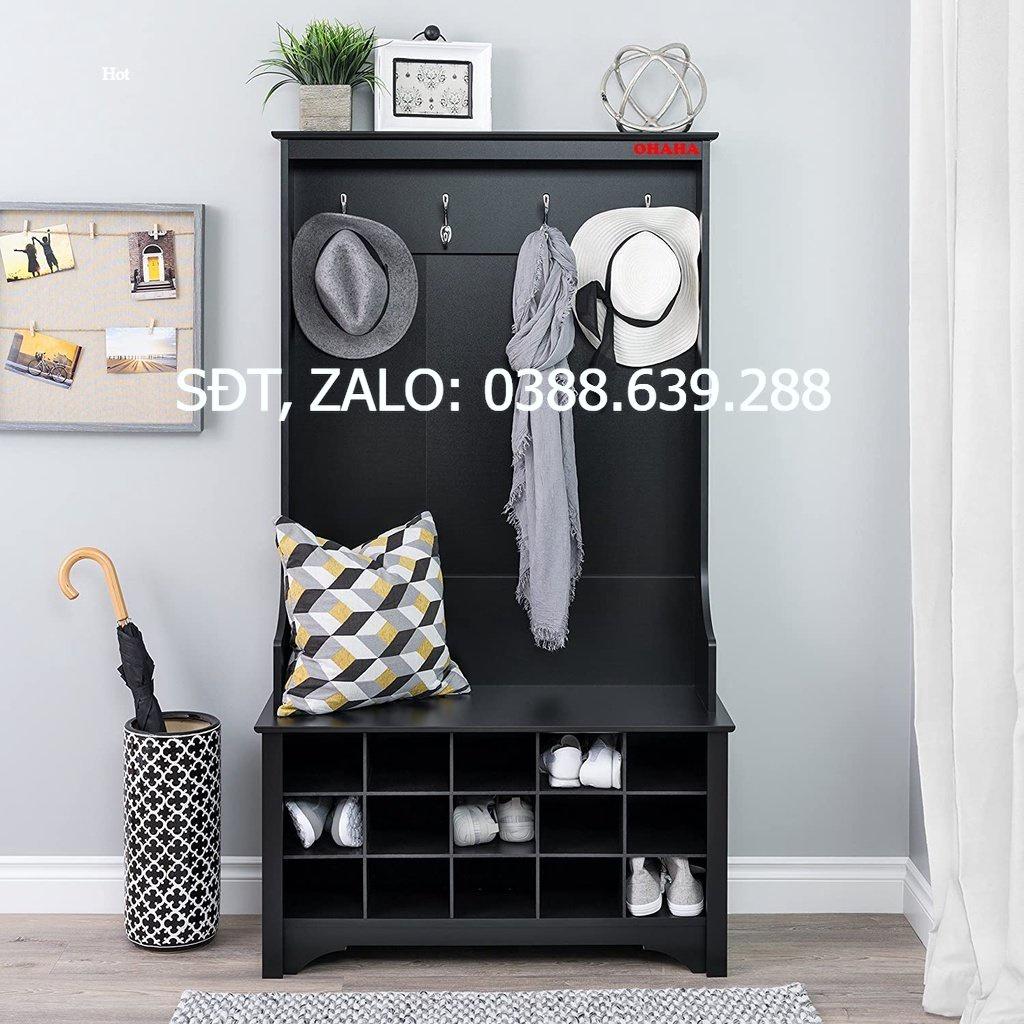 Tủ giày cao cấp nhiều ngăn OHAHA 001 - Black Color