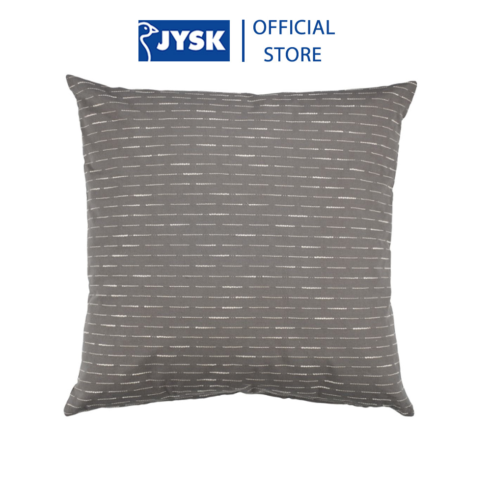 Gối trang trí | JYSK Strandkars | cotton | xám | R65xD65cm