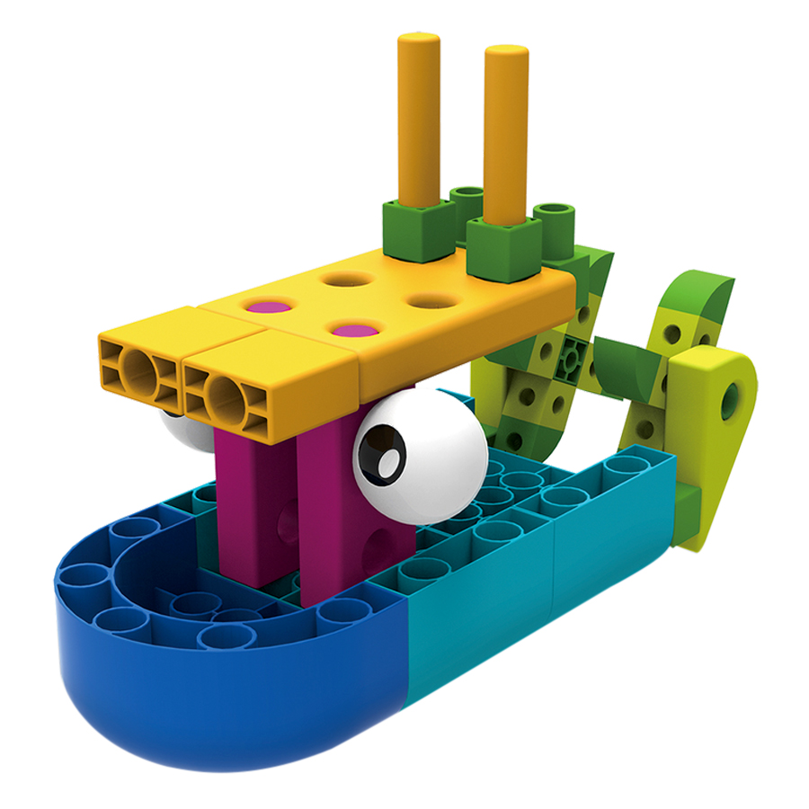 Mô Hình Tàu Thuyền Gigo Toys - Vua Chiến Hạm - Kids First Boat Engineer 7269 (52 Mảnh Ghép)