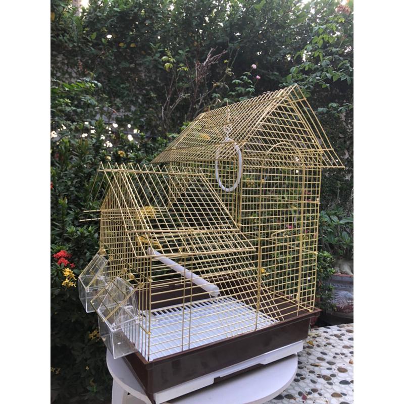 Lồng , chuồng mái nhà nhỏ mã 005 dùng nuôi yến hót, và các dòng chim nhỏ, vẹt nhỏ như lovebird, yến phụng, sóc