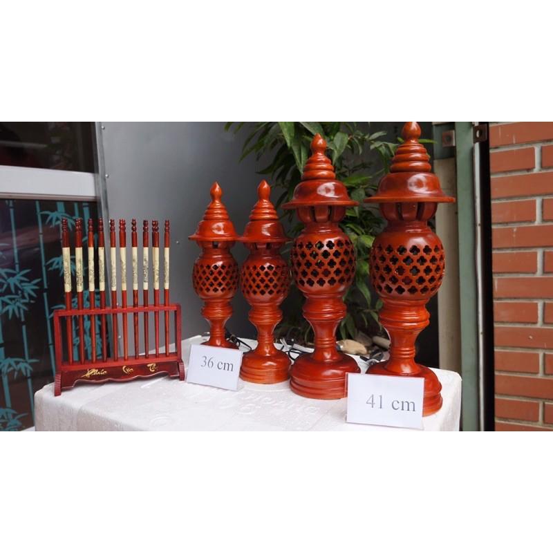Đũa thờ gỗ hương cao cấp, đồ dùng bàn thờ