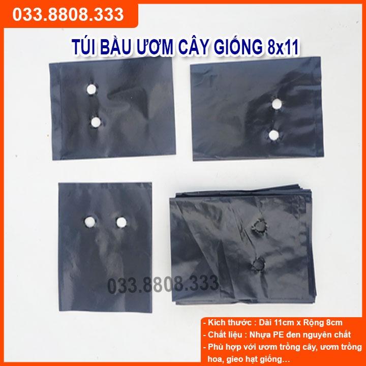 1KG TÚI BẦU VUÔNG ĐEN DÙNG ƯƠM CÂY - CHẬU ƯƠM CÂY GIÁ RẺ