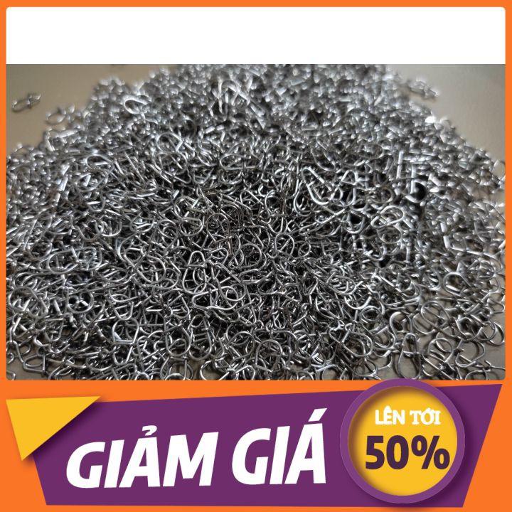 COMBO 20KHOÁ LINK CÂU LURE / KHOÁ LURE trâu bò bằng thép không gỉ CHUYÊN MÓC MỒI CÂU LURE...CHA GIÀ VLOGS