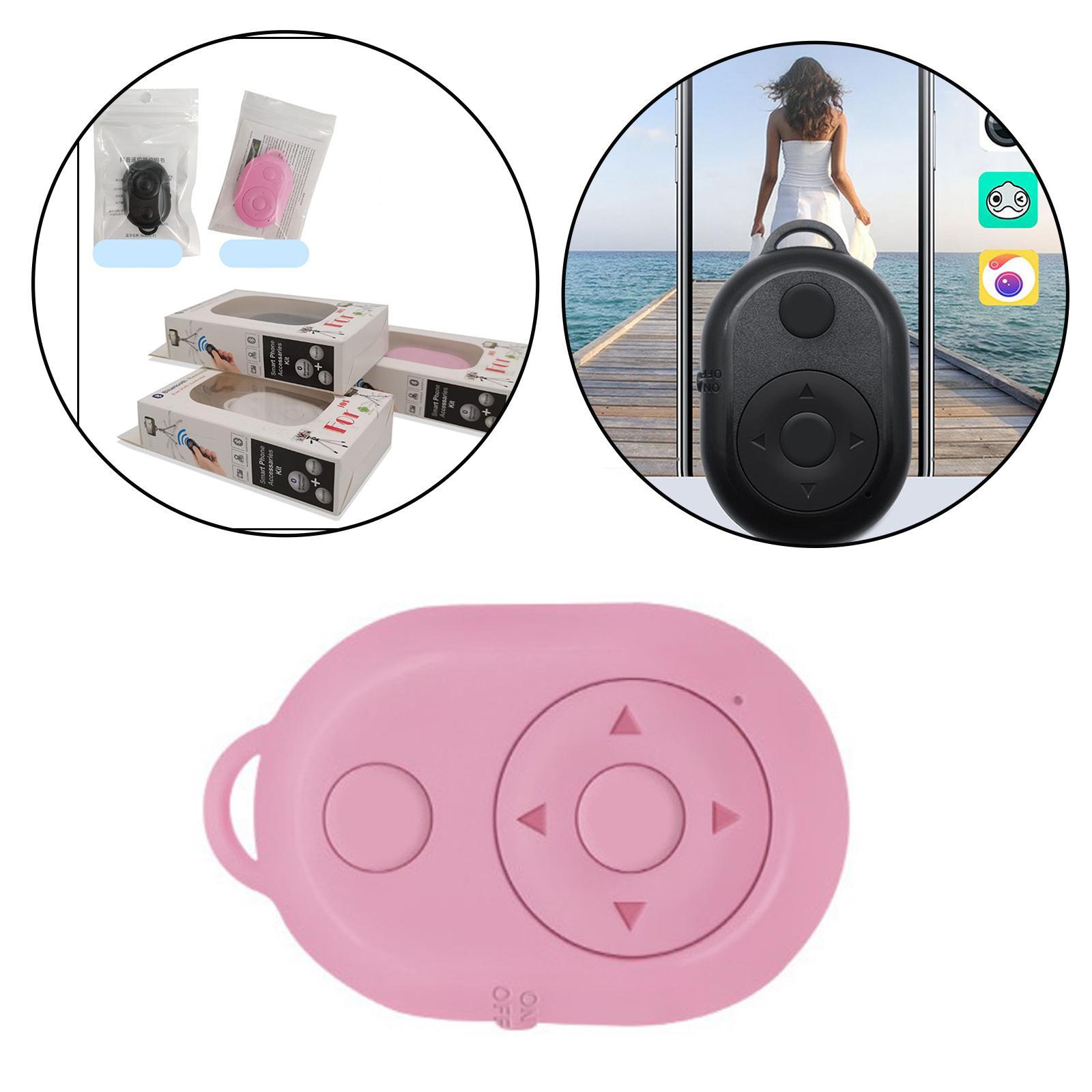 2x Bluetooth Camera Shutter Remote Selfie Button Durable Lightweight