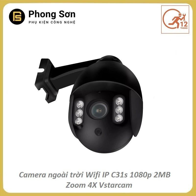 Camera Wifi IP ngoài trời C31S 1080p - 2MB zoom 4X Vstarcam - Có ghi âm thanh - Hàng Chính Hãng